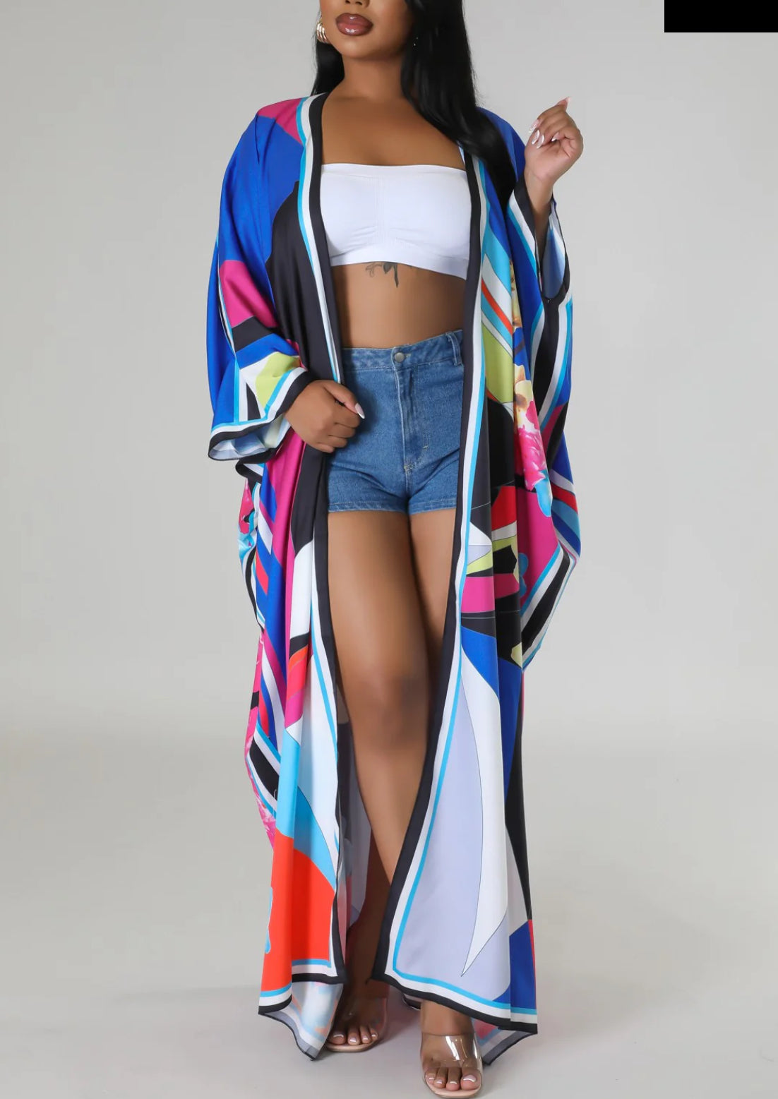 Royal Multi color Kimono